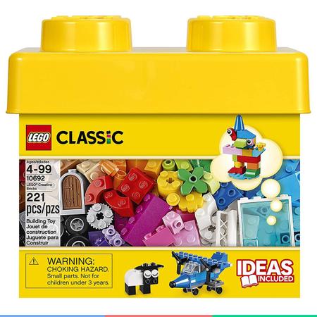 Brinquedo Infantil Lego Classic Blocos Casas e Peças Divertidas Blocos de  Montar +4 Anos 270 Peças - Baby&Kids