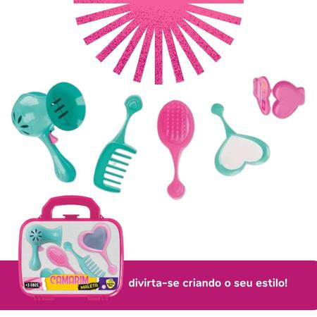 Brinquedo Salão Beleza Fashion Com Acessórios Completo : :  Brinquedos e Jogos