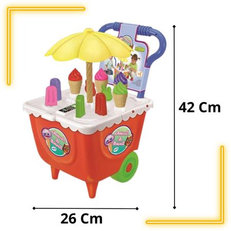 Toyvian 2 Unidades Brinquedos De Sorvete Lembrancinha Para Festa Infantil  Pá De Sorvete Lembrancinhas De Festa Sorvete Crianças Empilhando Brinquedos  Filho Faz De Conta Empilhar