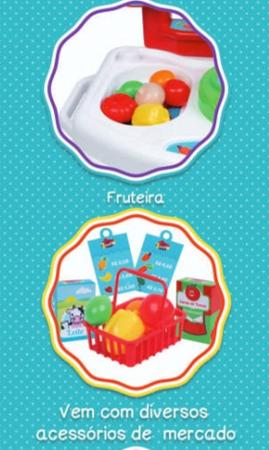 Imagem de Brinquedo Infantil Mercadinho Da Cotiplas C/ Acessórios