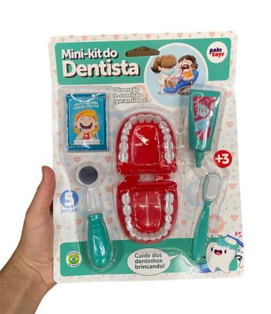 Maleta KIT Dentista Infantil Verde Paki TOYS 1270 - Ri Happy