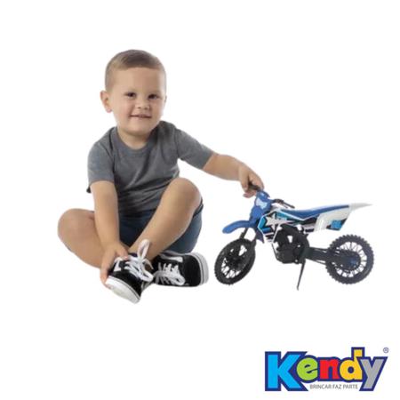 Kit 2 Motos Trilha Brinquedo Grande Realista Presente Menino 3