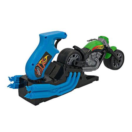 Imagem de Brinquedo Infantil Moto Estilo Harley Com Lançador E Rodão