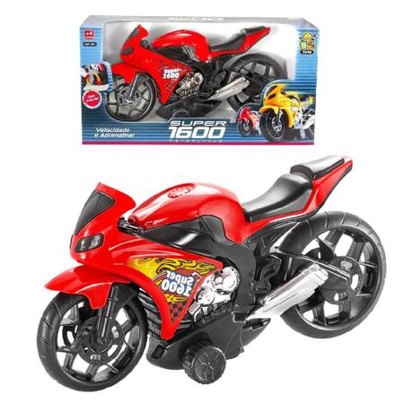 Moto Raging Corrida Infantil - Bs Toys