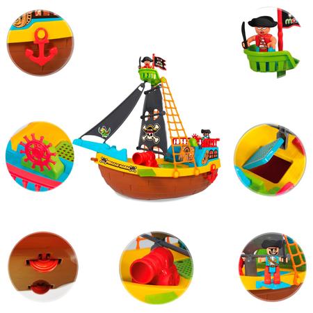 Imagem de Brinquedo Infantil Navio Pirata Aventura Divertida Maral