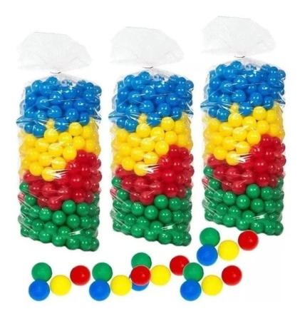 Imagem de Brinquedo Infantil Pacote Bolinhas Coloridas Para Piscina De Bolinha 100 Unidades