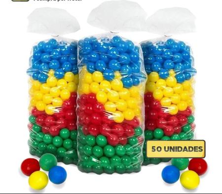 Gadpiparty Pacote 50 Bolas Coloridas Mini Bolas Oceânicas Bolas De