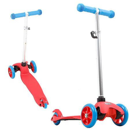 Imagem de Brinquedo Infantil Patinete 3 Rodas Vermelho e Azul BBR Toys
