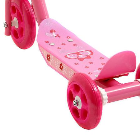 Imagem de Brinquedo Infantil Patinete com 3 Rodas Rosa Antiderrapante - Bel Fix