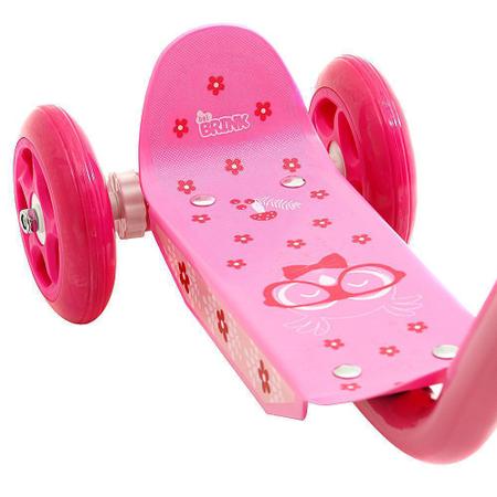 Imagem de Brinquedo Infantil Patinete com 3 Rodas Rosa Antiderrapante - Bel Fix