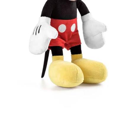 Imagem de Brinquedo Infantil Pelúcia Mickey 40cm Com Som Indicado para +3 Anos Antialérgica Multikids - BR332
