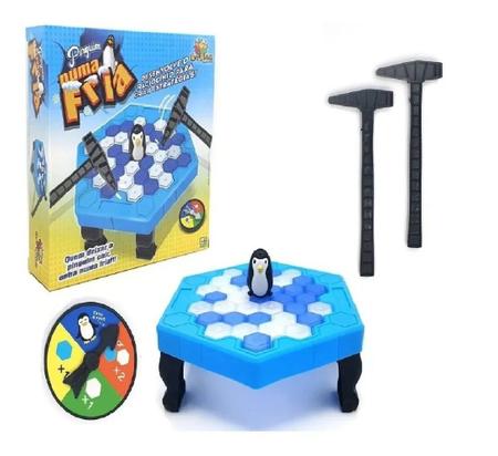 Jogo Infantil Kit Jogos Brinquedos Pinguim Numa Fria E Torre Maluca  Equilibrio Infantis Educativos Para Crianças Meninas Meninos Quebra Gelo  Brinquedo Selo Inmetro Art Brink