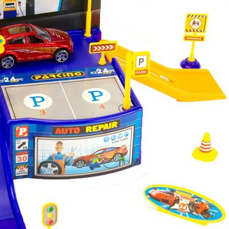 Pista De Carrinhos Helicóptero Double Park Speedster 77 Peças - Polibrinq,  Pk002 Criança Pode Simular Um Estacionamento - Railed/motor/cars/bicycles -  AliExpress