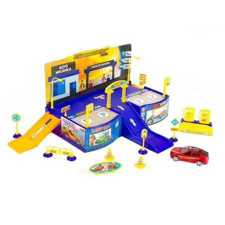 Pista De Carrinhos Helicóptero Double Park Speedster 77 Peças - Polibrinq,  Pk002 Criança Pode Simular Um Estacionamento - Railed/motor/cars/bicycles -  AliExpress