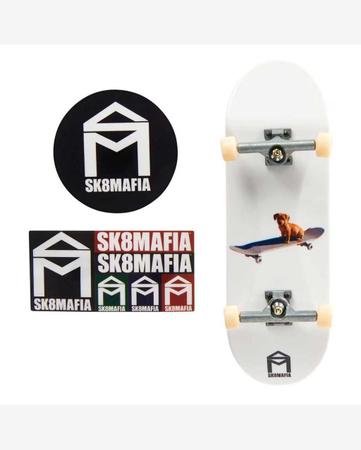 Finger Skateboard Skatinho de Dedo com Lixa e Rodinhas Trocáveis