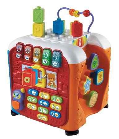 Brinquedo Infantil Super Cubo Descobertas Sons Letras Blocos - Yes