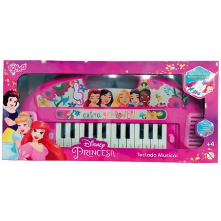 Imagem de Brinquedo Infantil Teclado Musical Princesas Disney Toyng