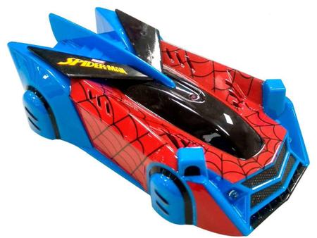 Carrinho de Controle Remoto Homem Aranha Candide Web Climber