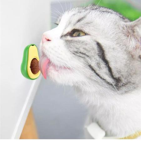 Novo abacate catnip bola de parede gato brinquedo catnip comestível  lambendo bolas lanche saudável rotatable trata brinquedo gatinho auto-hey  ferramenta de jogo - AliExpress