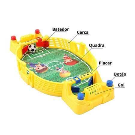 Futebol de Botão Jogo 2 Times Trave Brinquedo Infantil - Play Dream -  Pebolim e Futebol de Botão - Magazine Luiza