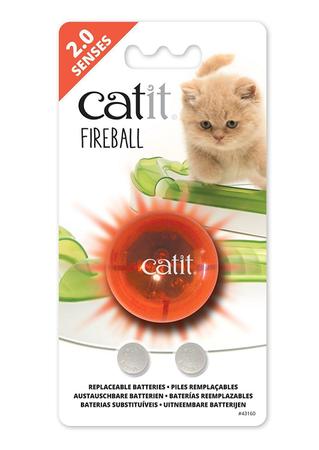 Imagem de Brinquedo interativo para gatos Catit Senses 2.0 Fireball com luz LED