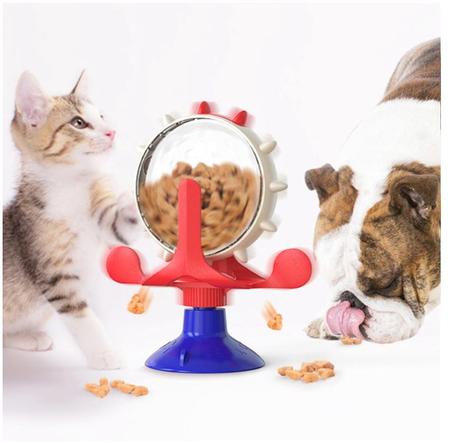 Brinquedo Divertido Para Gatos - Distribuidor Giratório De Comida