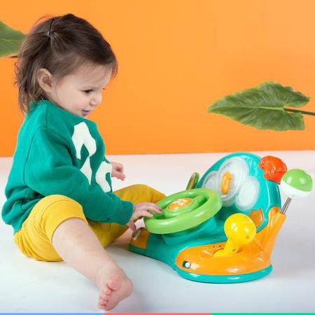 Volante de Brinquedo Infantil com Luzes Sons e Jogo do Carrinho no Shoptime