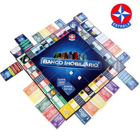 JOGO DE TABULEIRO BANCO IMOBILIARIO MUNDO ORIGINAL ESTRELA - Lepetiti  Brinquedos