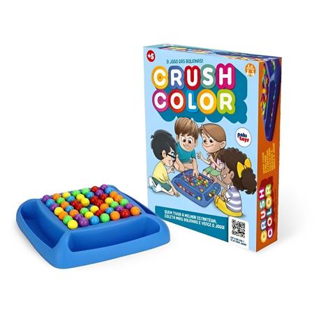 Imagem de Brinquedo Jogo Das Bolinhas Crush Color Diversão em Familia