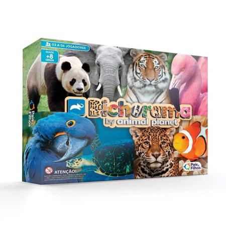 Brinquedo Jogo de Tabuleiro Bichorama animal planet Infantil Discovery -  Camilo's Variedades