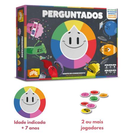 Brinquedo Jogo de Tabuleiro Perguntados 360 Peças Copag - Jogos de  Tabuleiro - Magazine Luiza