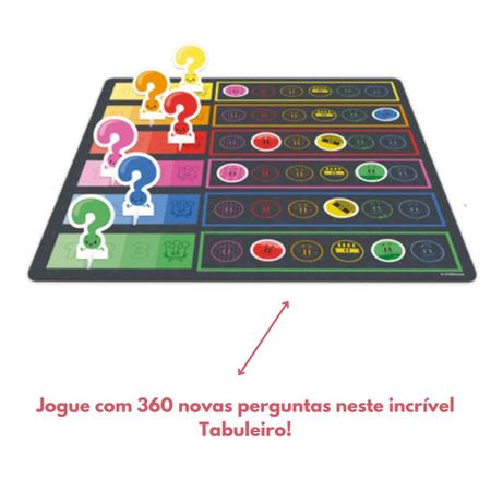 Brinquedo Jogo de Tabuleiro Perguntados 360 Peças Copag - Jogos de  Tabuleiro - Magazine Luiza