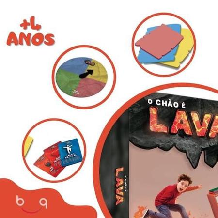 Jogo o chão é Lava - Pais e filhos