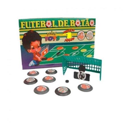 Brinquedo Infantil Jogo Futebol de Botão 1 Jogo c/ 2 times em