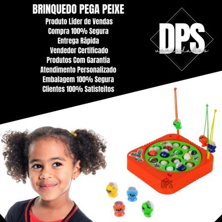 Brinquedo Jogo Joguinho Infantil Pega Pesca Peixe Peixinhos