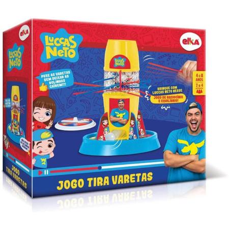 Brinquedo Jogo Kit Lucas Neto 2 Jogos Varetas e Avalanche - Elka - Outros  Jogos - Magazine Luiza