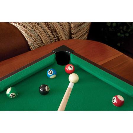 Mini Jogo De Mesa De Sinuca Bilhar Snooker Madeira 51x31x9cm