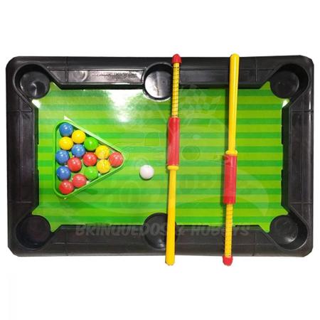 Mini Jogo De Bilhar 44cm Etitoys BQ-118 Colorido - Sinuca / Bilhar