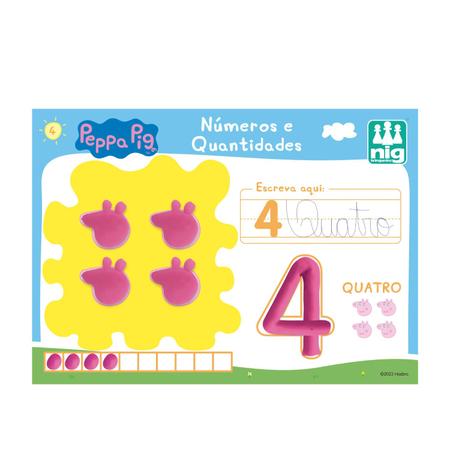 Brinquedo Jogo Pedagógico Kit De Atividades Peppa Pig