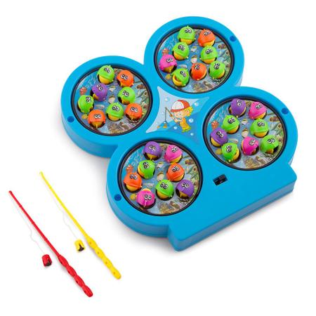 Brinquedo Jogo Pescaria Multijogador 32 Peixinhos 4 Lagos Polibrinq - Jogo  de Pesca - Magazine Luiza