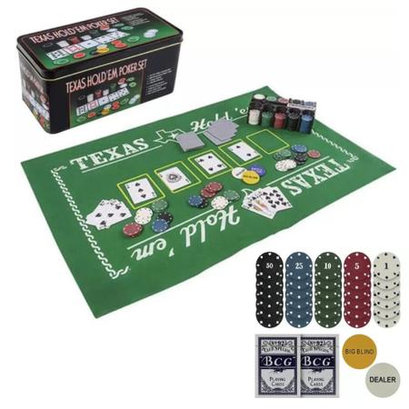 Jogo de Cartas - Baralho Profissional - Texas Hold em - Bumerang Brinquedos