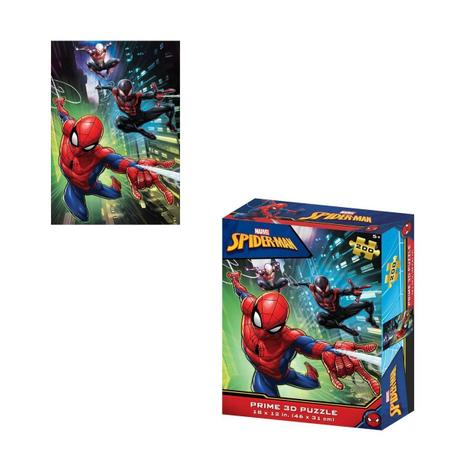 Quebra-Cabeça Scratch-Off Homem Aranha Zipper Box 150 Peças