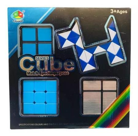 Kit Com 6 Modelos Cubo Magico Diferentes Series Cube Match Special- Cubo  Magico para Iniciante e Profissional