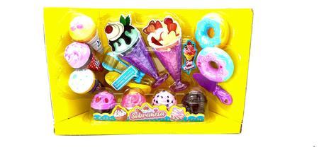 Kit Cozinha Infantil Com Biscoito + Boneca E Cupcake Girls Dessert