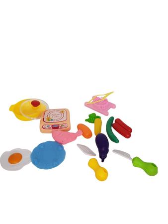 Imagem de Brinquedo kit cozinha educativo infantil 10pçs