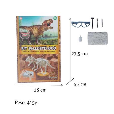 Brinquedo Kit de Escavação Fóssil Dinossauro Arqueologia Jurassic