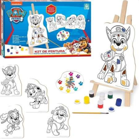 Kit 03 Jogos Infantil Patrulha Canina Pintura Memoria Tapa - Nig Brinquedos  - Outros Jogos - Magazine Luiza