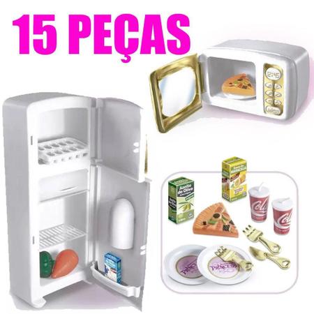 Imagem de Brinquedo kitchen princess microondas geladeira infantil - ZUCA TOYS