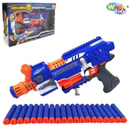 Lança Dardos Dardos Arma Metralhadora Automatica Estilo Nerf