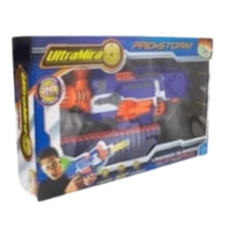 Brinquedo Infantil Estilo Nerf Pistola Com Mira Lançadora De Dardos  Sharpshooter + Alvo Com 14 Dardos - Chic Outlet - Economize com estilo!